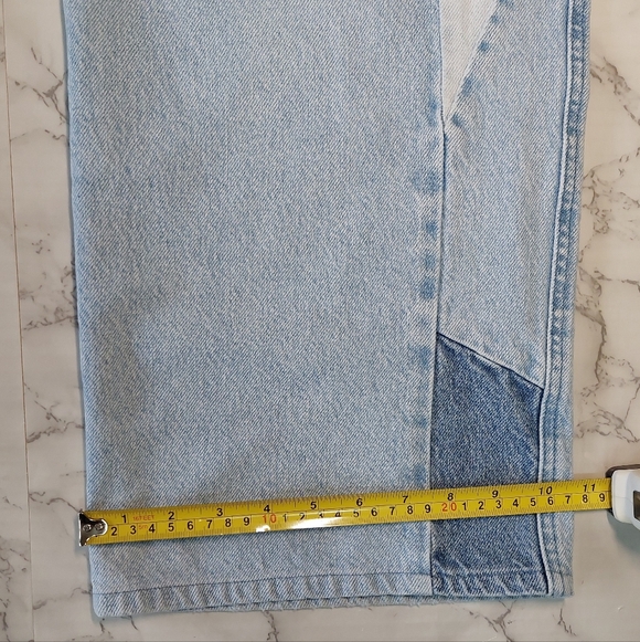Pacsun High Rise Wide-leg Baggy Jeans With Patchwork Side Panels, Size 25 - Picture 12 of 12